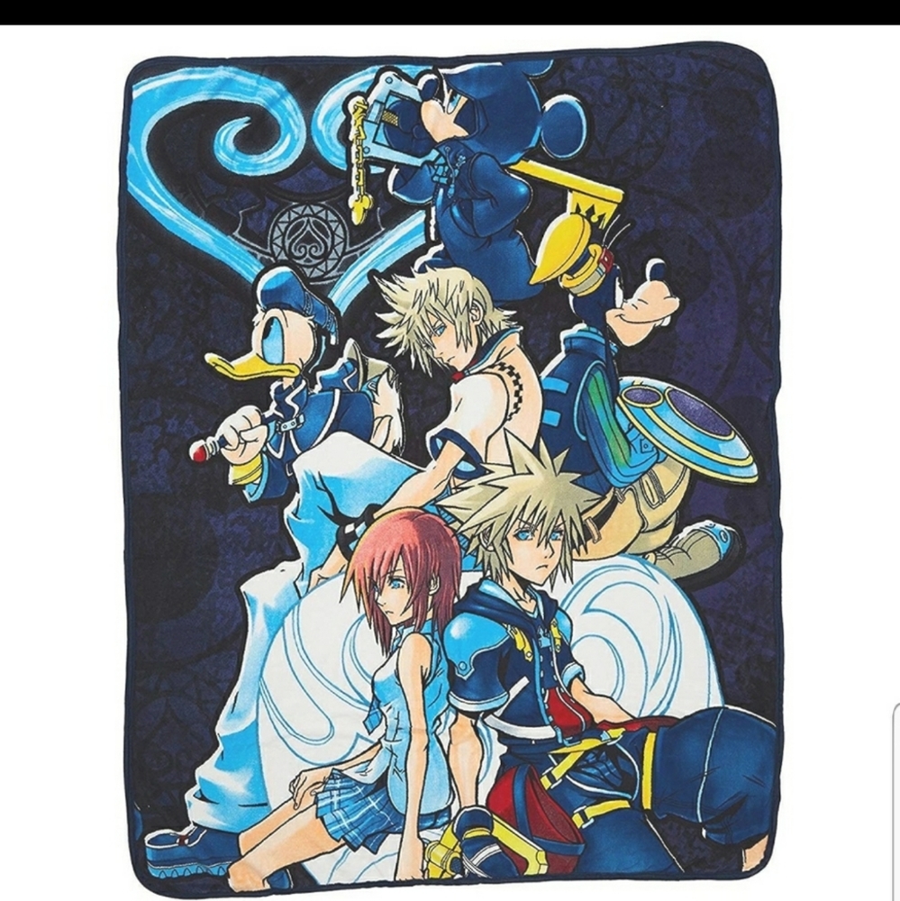 Kingdom Hearts Throw Blanket